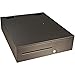 APG T320-BL1616-C Series 100 Heavy Duty Cash Drawer, MultiPRO 24V Interface, Adjustable Dual Media Slots, Coin Roll Storage Till, 16" W x 16" D, Black