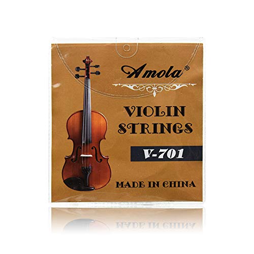 5 Sets Replacement Stainless Steel 3/4 4/4 Size Fiddle String Violin Strings E A D G #TOP1