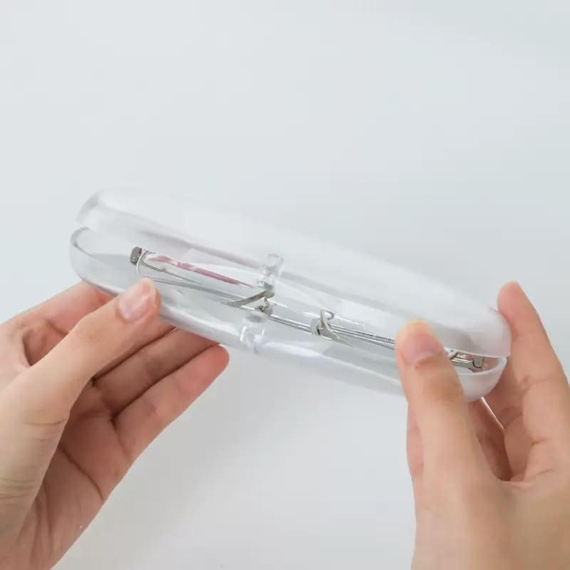 Image of 3 PCS Hard Shell Portable Glasses Cases, Frosted Translucent Protective Case for Glasses, Eyeglass Holder Box