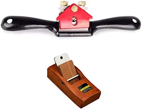 Adjustable SpokeShave with Flat Base and Metal Blade for Wood Craft, Smooth planes woodworking,Premium Hand Tool for Wood Craver, perfect Manual tool for Wood Working(1pc metal and 1pc wood)