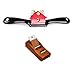 Adjustable SpokeShave with Flat Base and Metal Blade for Wood Craft, portable woodworking planes,Premium Hand Tool for Wood Craver, perfect Handly tool for Wood Working(1pc metal and 1pc wood)