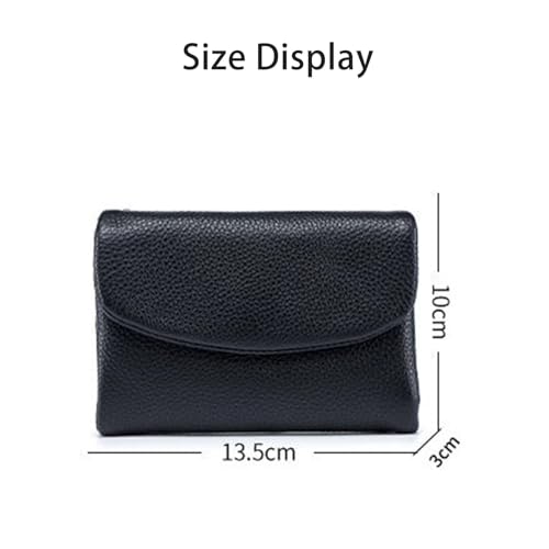 Joyfullygo Wallet, Unisex Pebble Leather Wallet, Waterproof Genuine Leather Clutch Bags with Credit Card Holder Coin Holder & Cash Slots (Color-7)2