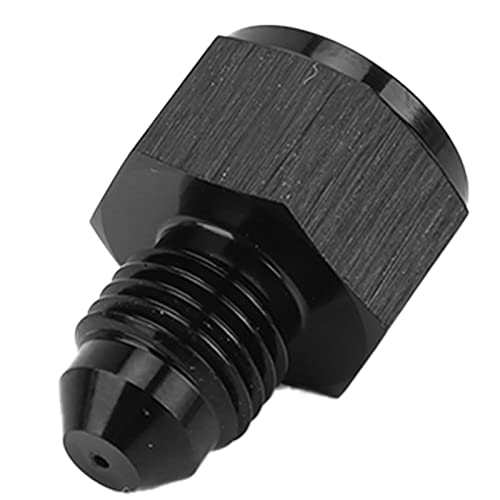 Oil Inlet Restrictor Universal Oil Restrictor Fitting -4An Female To Male Mild Carbon Steel Adapter For Turbos Black #TOP2