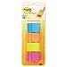 Post-it Pop-Up Page Markers, 1 x 1-1/2-Inches, Assorted Ultra Colors, 50-Sheets/Pad, 4-Pads/Pack