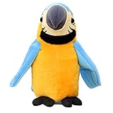 [ interactif parlant] Ce jouet en peluche de perroquet électrique apporte un plaisir sans fin en répétant tout ce que vous dites voix ludique. Que vous parliez rire ou chanter, imite parfaitement votre voix. Son corps et ses ailes secouent en ajoutant rythmiquement de l'excitation à vos conversations. Une façon fantastique d'engager les enfants et de déclencher leur imagination.