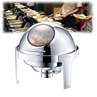 Amazon.co.jp: チェーフィングディッシュ 保温器 6 L サーバー&フード
