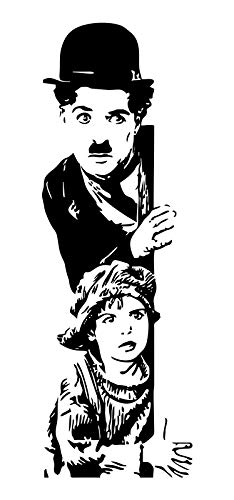 Divine Designs™ PVC Vinyl Self-Adhesive Charlie Chaplin with Boys Wall Sticker for Living Room, Bedroom, Office Wall Decoration (33 X 11 INCH) Pack 1 (B08411WRH4) Amazon Price History, Amazon Price Tracker