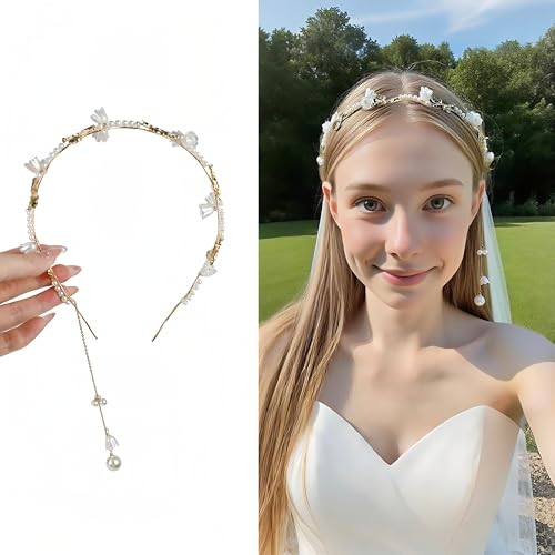 Fosrisix Lily of the Valley Boho Headband