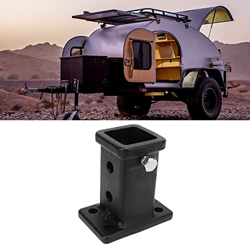 Tubo Ricevitore del Rimorchio, Adattatore per Ricevitore del Gancio di Traino del Tubo del Ricevitore da 2 Pollici Imbullonato Universale per Camioncini