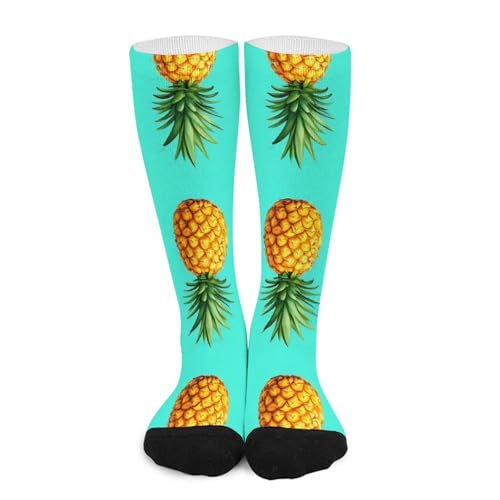 Sport Baseball Compression Socks Travel Knee High Stockings Dress Decor Socks