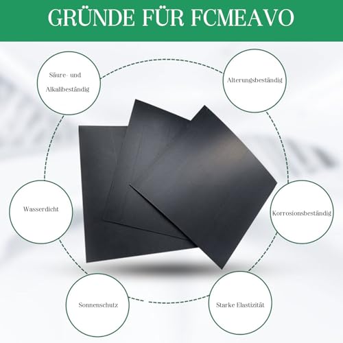 Membrane imperméable haute densité revêtement résistant pour étang de carpes koï