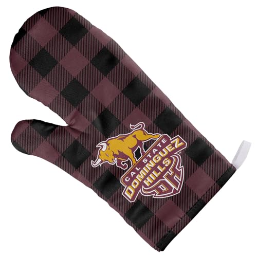California State University, Dominguez Hills Buffalo Check Oven Mitt BBQ