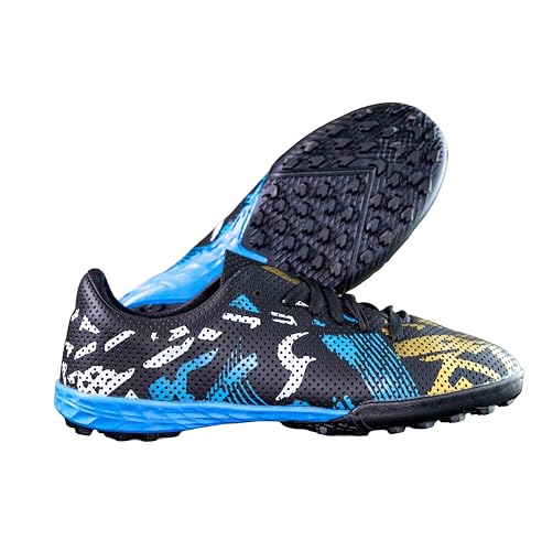 Runner Unisex Stars and Tartan Football Sneakers Tartan Black/Gold, 43 EU