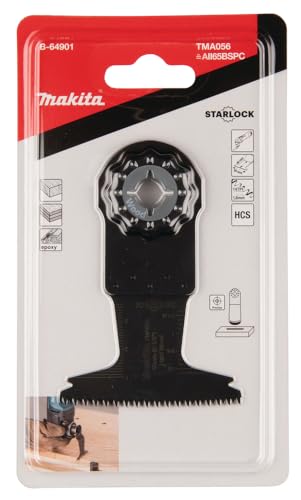 Makita B-64901 Multi-Tool Starlock Plunge Cut Saw Blade Tma056 HCS, Black - Image 2