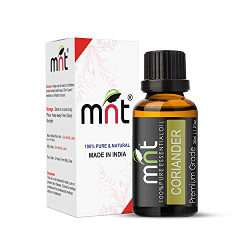 Image of MNT Coriander Essential Oil 100% Pure Natural & Undiluted Therapeutic Grade & Aromatherapy for Hair Care and Skin Care (30ML)