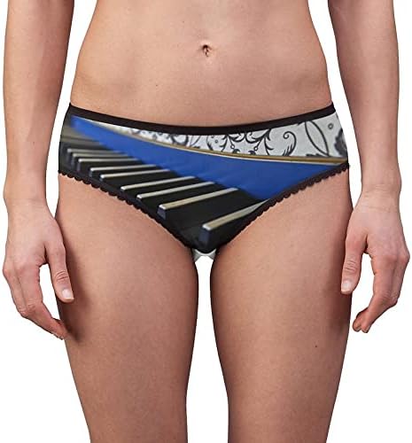 Old Harpsichord Keyboard Panties, Old Harpsichord Keyboard Underwear, Briefs, Cotton Briefs, Underwear, Panties For Women