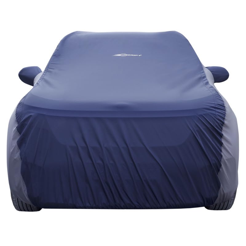 Image of NEODRIFT 'SuperTech' Car Cover for BMW Z4 (100% Water-Resistant, All Weather Protection, Tailored Fit, Multi-Layered & Breathable Fabric) (Colour: Blue+L.Grey)