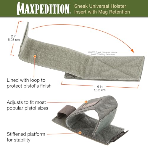 Image of Maxpedition Gear Sneak Universal Holster Insert with Mag Retention