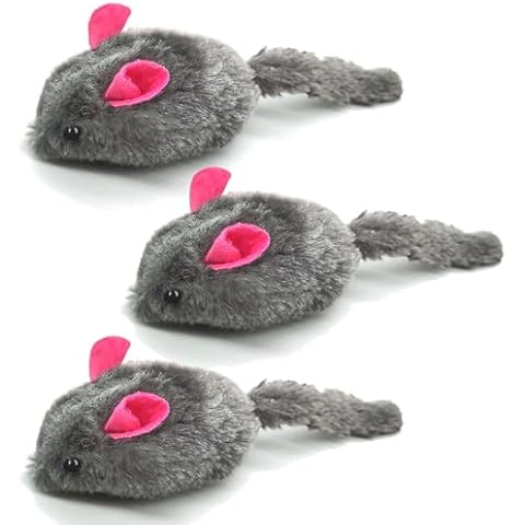 SunGrow Squeaky Plush Hamsters for Cats Cover