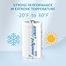Fuspower CR123A Batteries CR17345 3V 1500mAh Lithium Battery CR17335 DL123A CR123 Batteries for Intensity Flashlight and Security Device (2pcs)