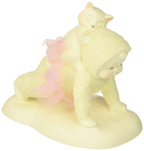 Department 56 Snowbabies “Planking” Porcelain Figurine, 3.5”