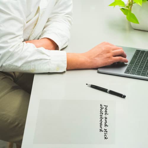 Image of T&W SAME FILM Clear Dry Erase Board Paper-Whiteboard For Fridge-Clear Contact Paper Sheets For Wall-Adhesive Sticker For Desk /Refrigerator /Office /Classroom /Wallpaper(8.27''X11.69''X10 Pcs)