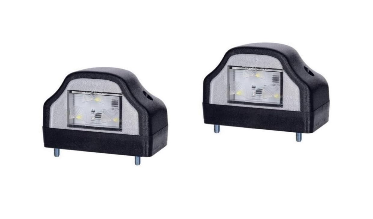 Kit de iluminación LED para remolque 12V/24V – 2 luces traseras LED, luces matrícula, reflectores y cable 13 pines – Homologación E9