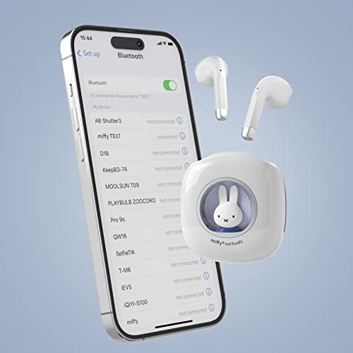 Image of Miffy Bluetooth Wireless Earbuds Headset (Bule)，IPX5 Waterproof Ear Buds Headphones