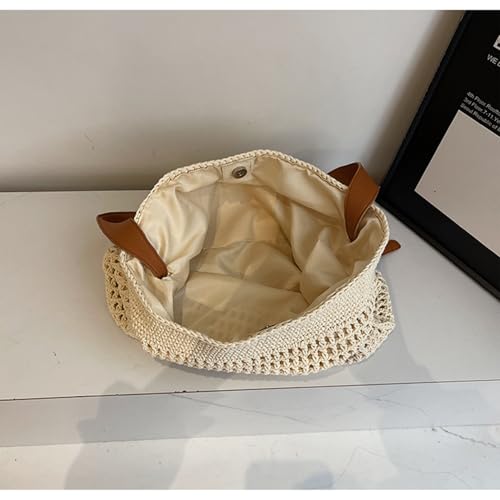 Beach Bag for Women Large Tote 2025 Woven Cotton Rope Vacation Essentials Waterproof Lightweight for Travel Shopping3