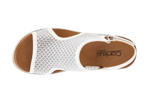 Image of Corkys Footwear Womens Carley Wedges, Featuring Corkys EVA Foam Cushioned Insoles, A 2.5 Inch Heel, Lightweight For All Day Wear, And Hook And Loop Closure