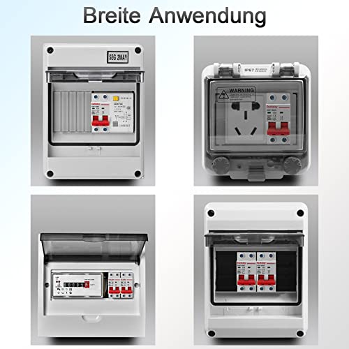 2 Stück Pv Sicherungsautomat DC 1000V 32A 2 Polig DZ47-C32 Solar Leitungsschutzschalter Trennschalter Schutzluftschalter Schutzschalter für Photovoltaik-Systeme