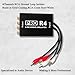 BOVZOR Pro 4-Channel RCA Noise Filter Hum Eliminator Ground Loop Isolator - Replacement for Pro X4 4Ch Isolator, OEM Audio Noise Canceller for Car Stereo Home Theater HiFi System