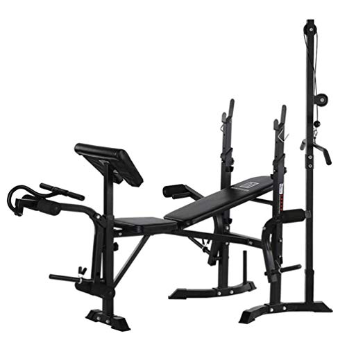 XINQITE Olympic Weight Benches, Adjustable Weight Benche Set Multifunctional Weight-Lifting Bed Weight-Lifting Machine Fitness Equipment