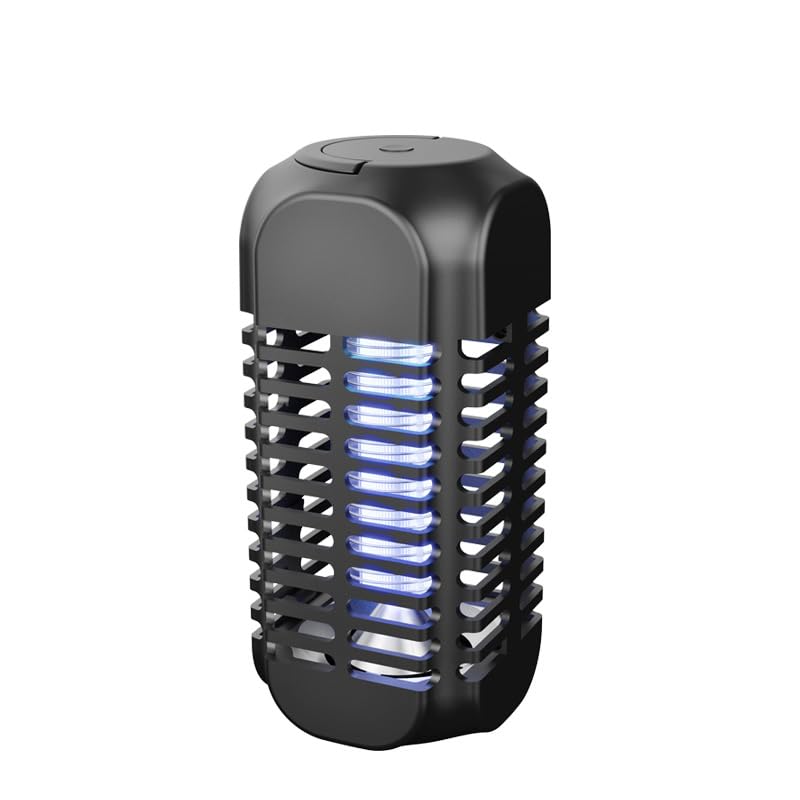 Killer per zanzare, Zapper per mosche con luce UV, Killer per insetti ricaricabile tramite USB per zanzare, Zapper elettrico portatile, Lampada trappola per insetti per campeggio, camera da letto, c