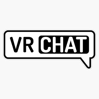 Magnet VRchat Logo Magnetic Bumper Sticker 5"