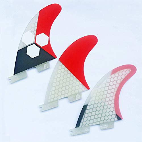 SET THRUSTER FINS SURFBOARD BLU FCS 2 TRI SURF FIN SKEG
