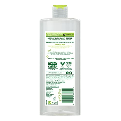 Simple Kind to Skin Micellar Micellar Cleansing