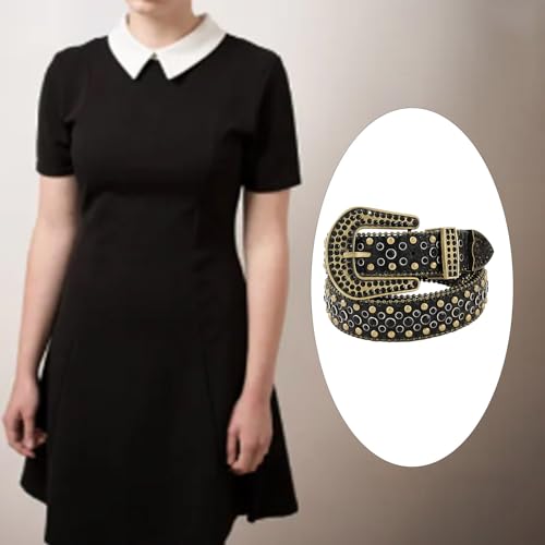 Adult Shinning Waist Belt Luxurious Pin Buckle Waist Belt Adjustable Length Rhinestone Waist Belt For Nightclub4