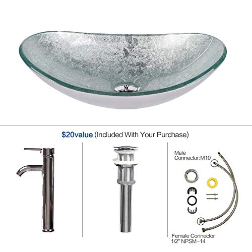 Puluomis USBA20070 32-Inch White Traditional Bathroom Vanity Set, Single Bathroom Vanity With Marble Texture Top And 4 Drawers, Silver Boat Glass Sink Top thumb #4