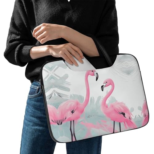 Maletín para portátil 17 pulgadas impermeable estilo flamenco miniatura 7