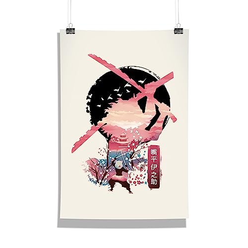 Image of MCSID RAZZ - Demon Slayer - Beast Breather - Inosuke Design A4 Size Poster (With Frame) - Best Gift For Demon Slayer Fans /Best Artifacts To Your Home & Decor /For Anime Fandom