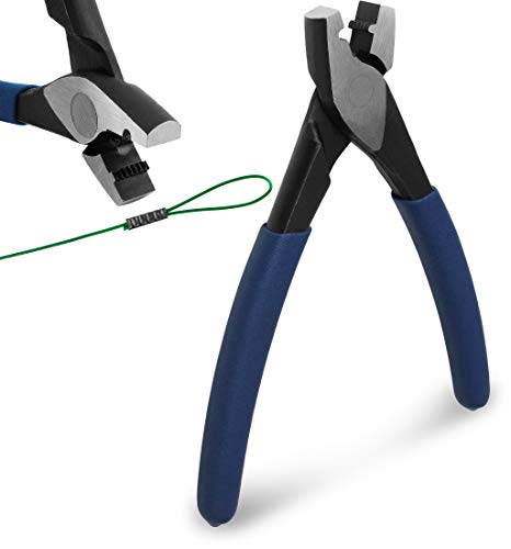 Storfisk fishing & more Pince à Manchon de Serrage Rigide Mono en Acier avec poignée en Caoutchouc