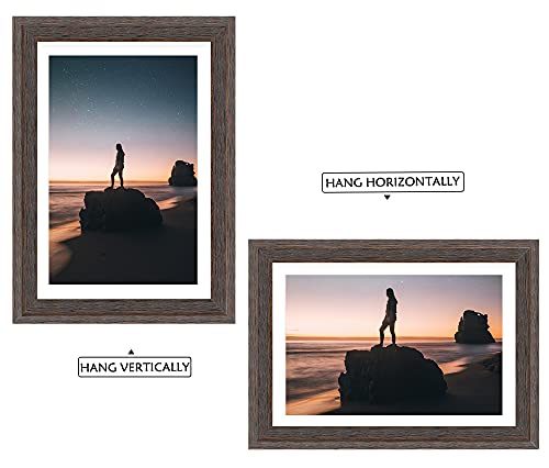 Golden State Art, Bilderrahmen aus Massivholz mit breitem Profil – 33 x 48 cm Posterrahmen ohne Matte oder 28 x 43 cm… – Bild 5