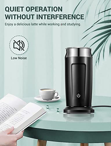 Milchaufschäumer Elektrisch, 500 W, 240ml Edelstahl Automatischer Milchaufschäumer zum Erhitzen von Milch, Aufschäumen… – Bild 3