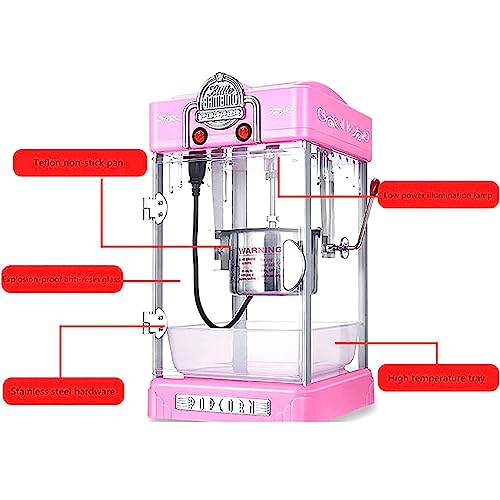 Máquina de palomitas de maíz para uso comercial y doméstico, ideal para fiestas infantiles y entretenimiento de cine en casa