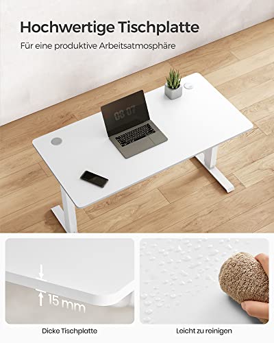 Höhenverstellbarer Schreibtisch von SONGMICS elektrisch