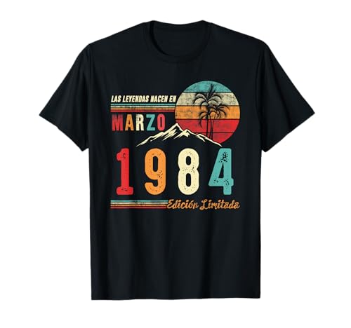 Las Leyendas Nacen en Marzo 1984 38 cumpleaños Hombre Regalo Camiseta