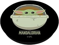 Vista 2 de Star Wars The Mandalorian El Niño Lindo Cuna PopSockets PopSockets PopGrip: Agarre intercambiable para teléfonos y tabletas