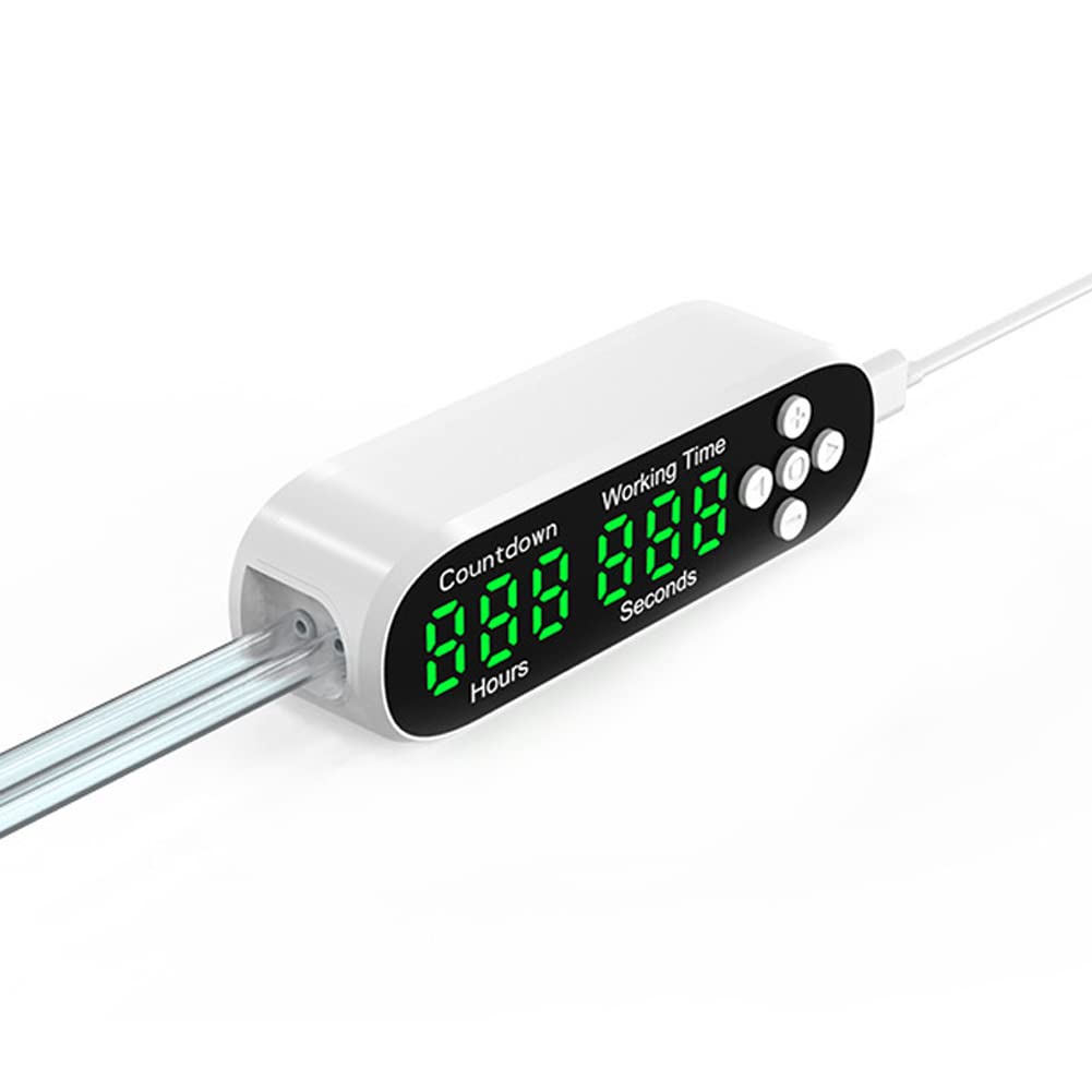 Automatyczny sterownik urządzenia do nawadniania z systemem nawadniania czasowego dla 10–20 roślin doniczkowych — zasilacz USB 5 V DC do zastosowań biurowych i laboratoryjnych w