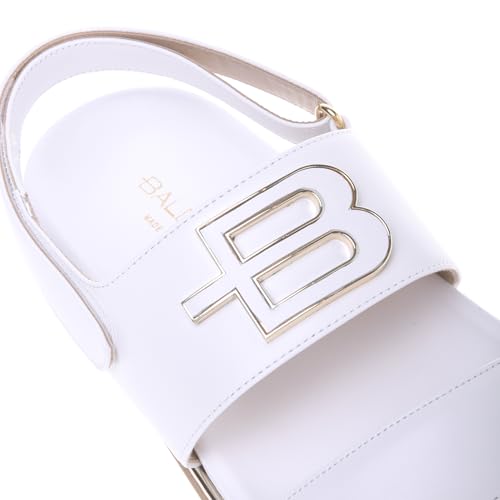 Sandal Calfskin White Ballet Flat Baldinini pour un style léger - 2